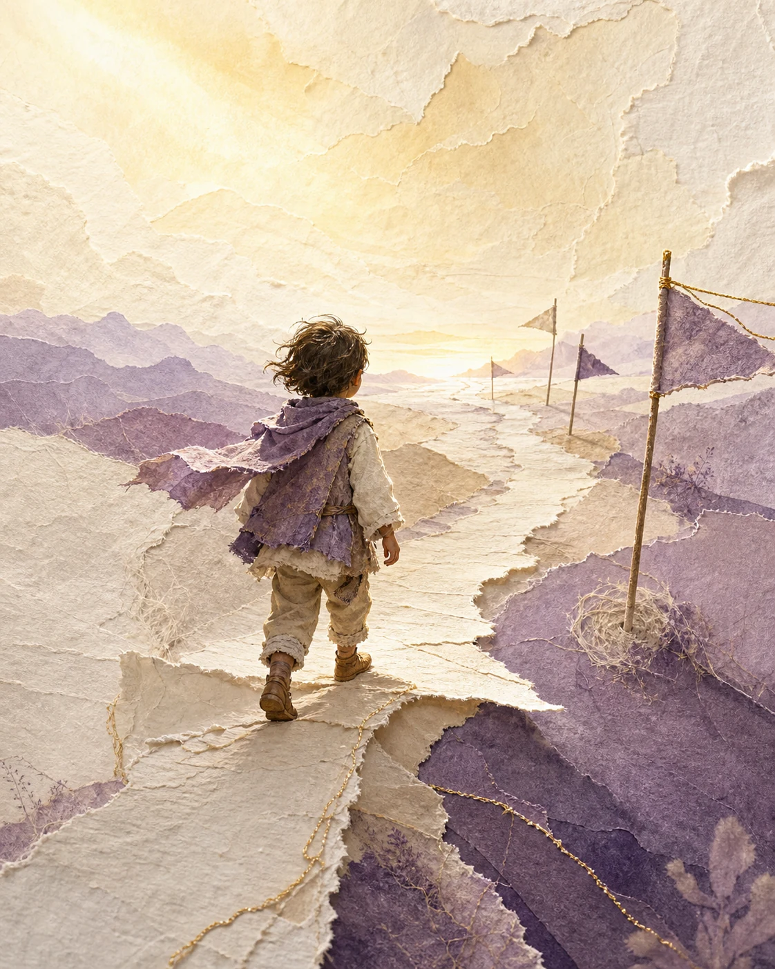 Aries child editorial illustration