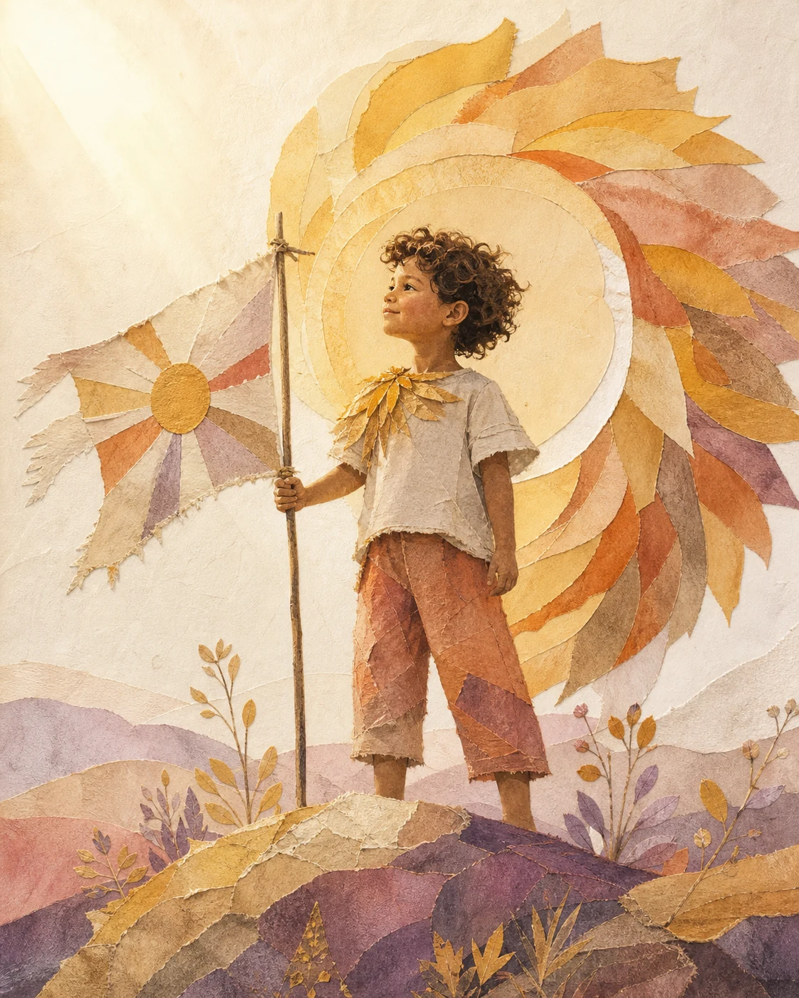 Leo child editorial illustration